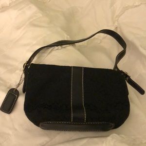 Small Black Coach purse